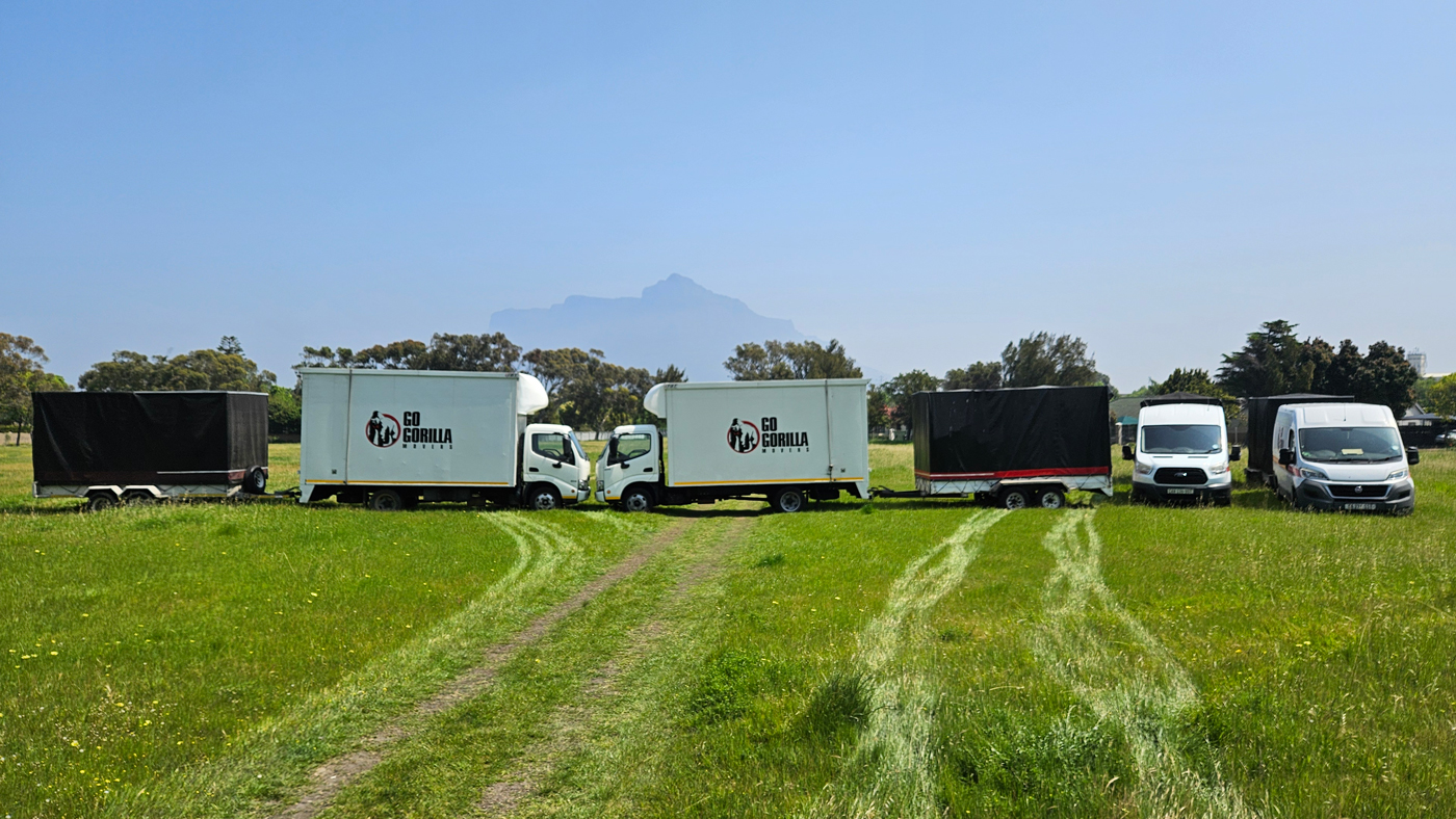 Go Gorilla Movers privately owned moving fleet